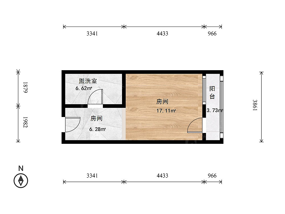 整租·亚运村小营·一瓶四合院·1房间