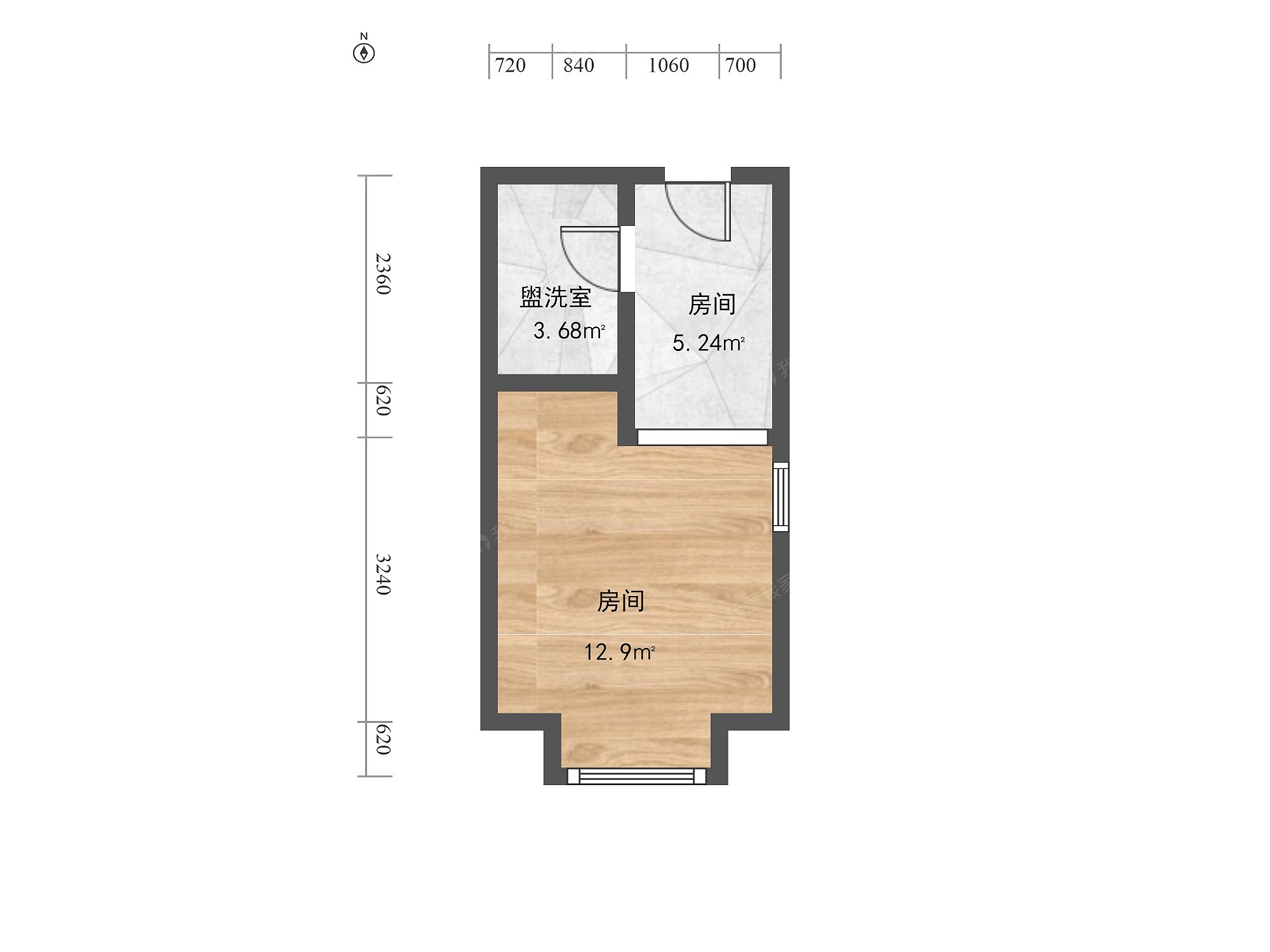 整租·常营·常楹公元·自由派·1房间