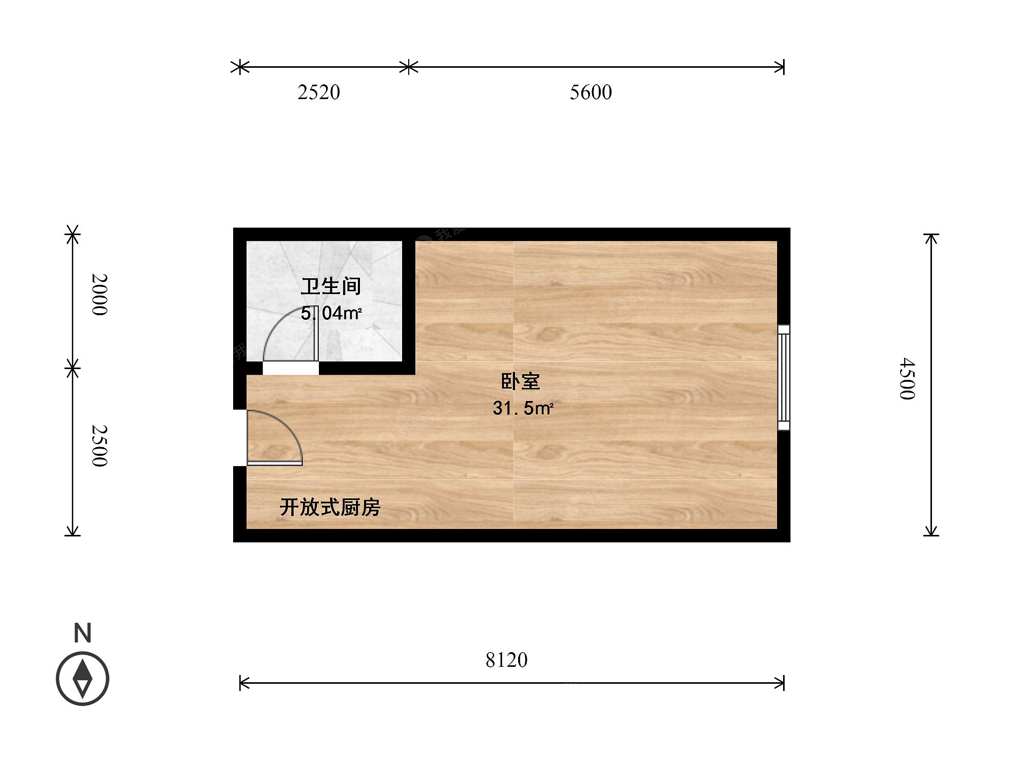 整租·崇文门·天华公馆·1房间