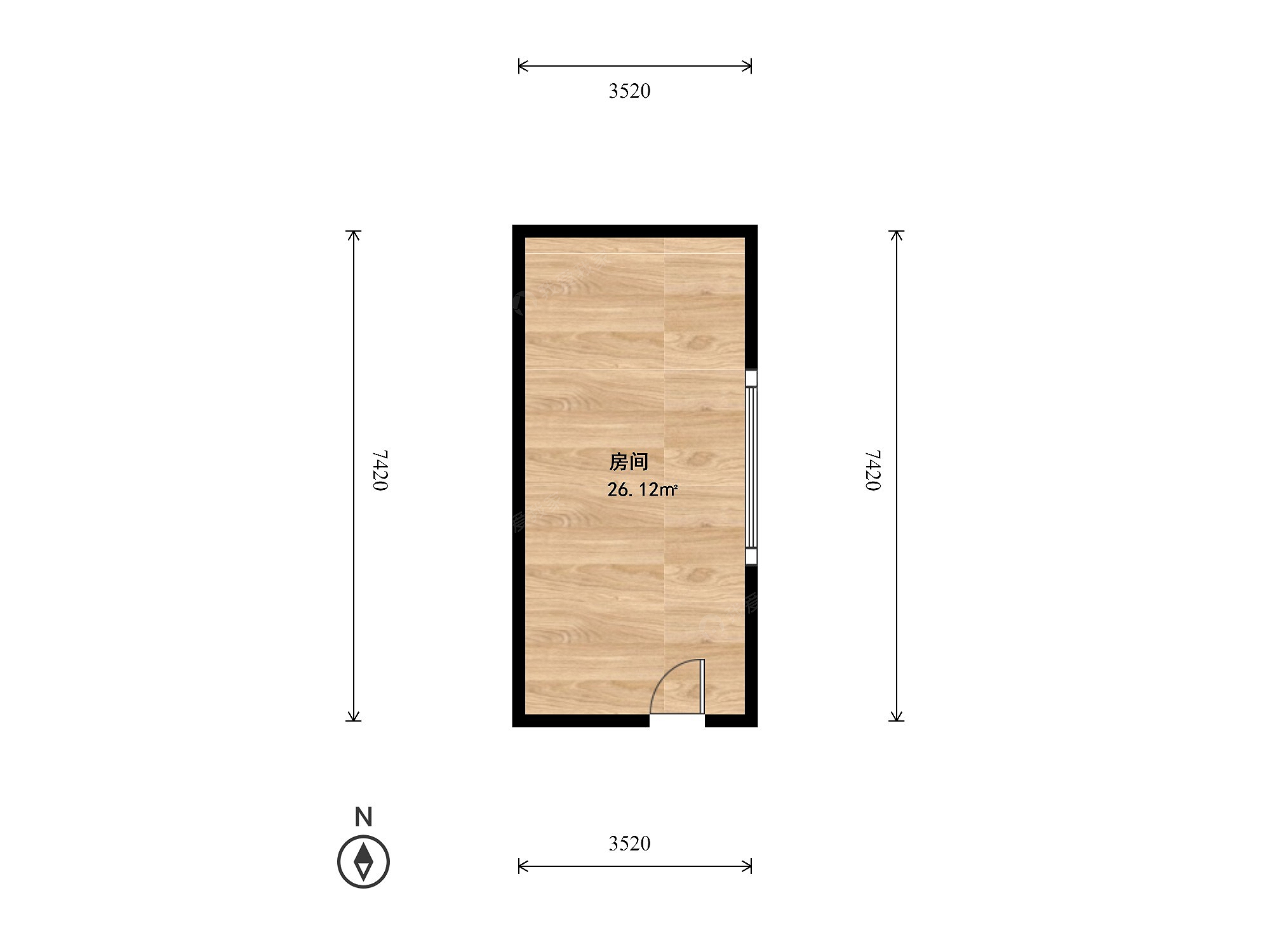 整租·奥林匹克公园·倚林佳园·0房间