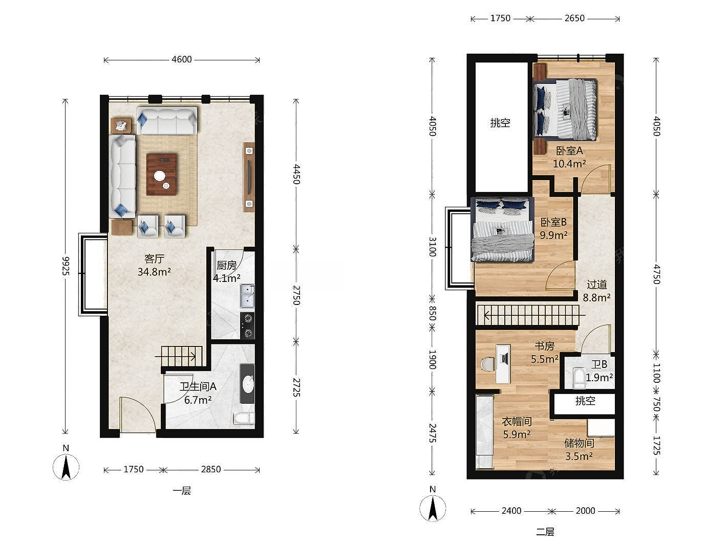 紫御长安已租房