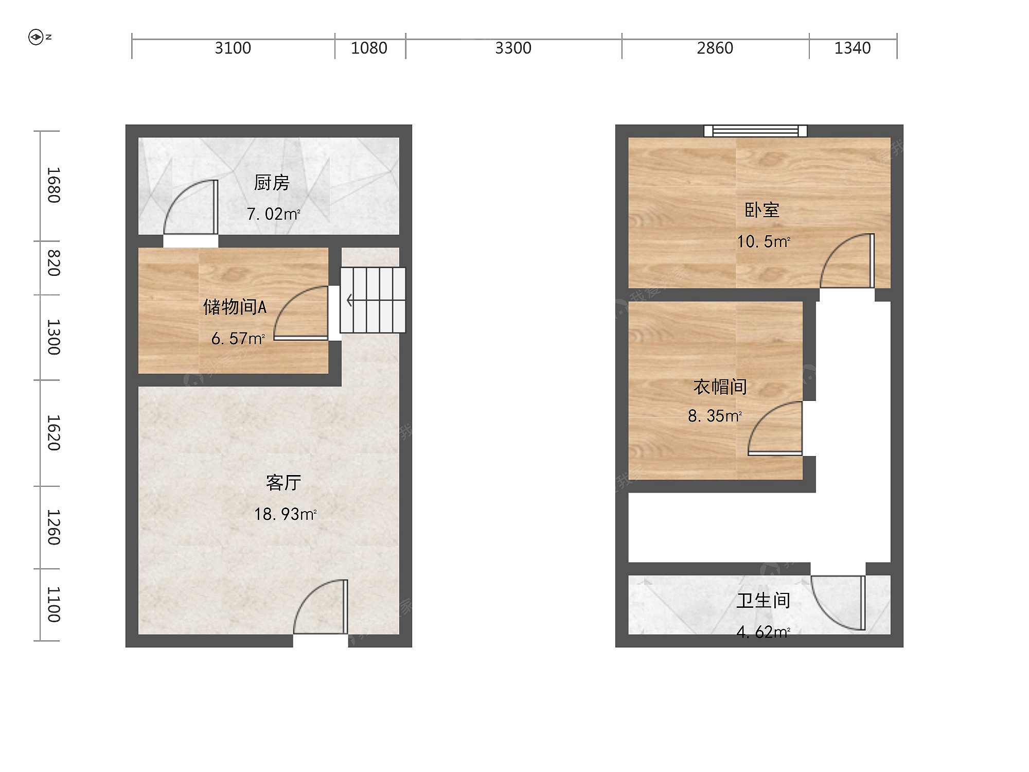 北京方糖租房 室厅 61平米